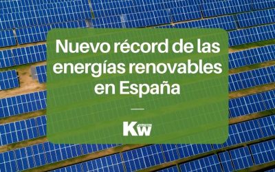 Energías renovables en España: nuevo récord