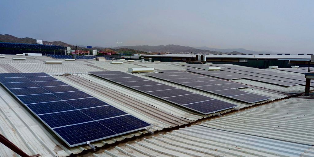 Instalación solar industrial Mercasur
