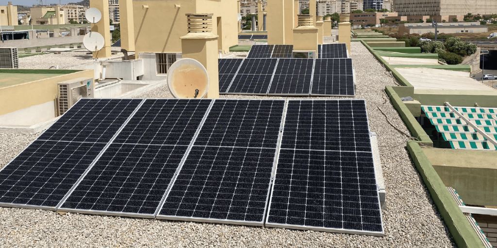 Instalación solar comunidad de propietarios Némesis 24